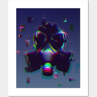 Gas Mask T-Shirt Posters and Art